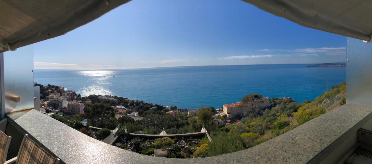Viangella - Dramatic Sea View! Top Floor 2Km To Monaco Cap-d’Ail Kültér fotó